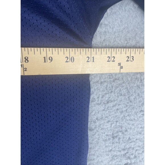 VTG Reebok Jersey Tom Brady #12 New England Patriots Boys Youth XL 18-20 Blue - Picture 8 of 9